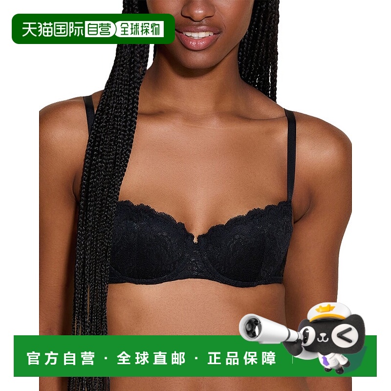自营Cosabella Never Say Never Pushie Push Up Bra - black 美