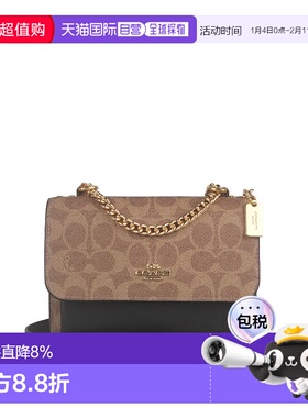 香港直邮Coach蔻驰 女包 女士PVC配皮单肩斜挎包 CW206情人礼物新