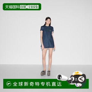自营 饰马衔扣丹宁面料连衣裙牛仔 GUCCI 2025新品