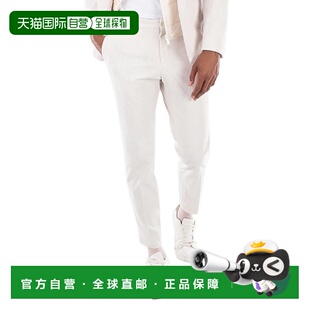 自营 Hugo Boss P-Genius灯芯绒长裤-白色 美国奥莱直发裤子男装