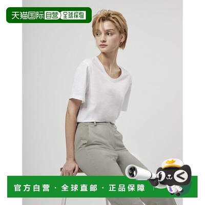 韩国直邮GIORDANO 女装T恤322512 5color纯棉 高档百搭 高级感