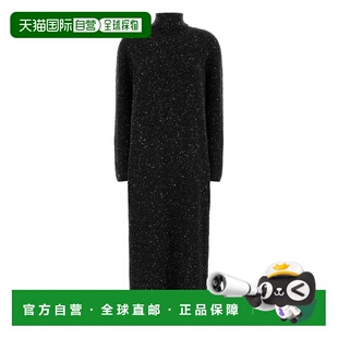 香港直邮The Row 女士 MELANI 混纺木炭色羊绒针织连衣裙 10423Y6