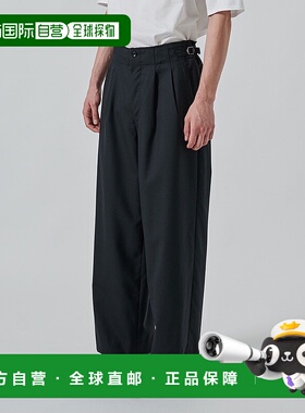 1h可退 日本直邮MARKAWARE男士春夏羊毛宽腿裤-高腰设计无 belt l
