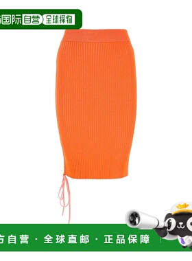 香港直邮OFF-WHITE 女士半身裙 OWHL028S23KNI0012600 橙色 CUT-O