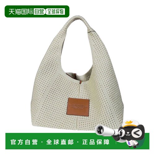自营marc jacobs麻袋休闲质感皮革托特包-灰色 美国奥莱直发