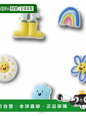 韩国直邮crocs 一套 5 件郊游用 Jibbits 10013700