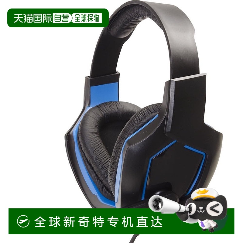 【日本直邮】Cyber Gadget 游戏耳机 轻质（PS4专用）蓝色