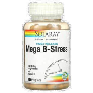 香港直发solaray含维生素B和维生素C优化皮肤120粒