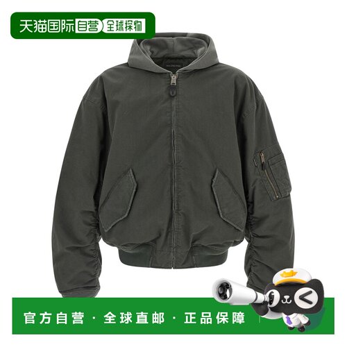 香港直邮BALENCIAGA 男士夹克 857699TTP101140 SS2026 军绿色
