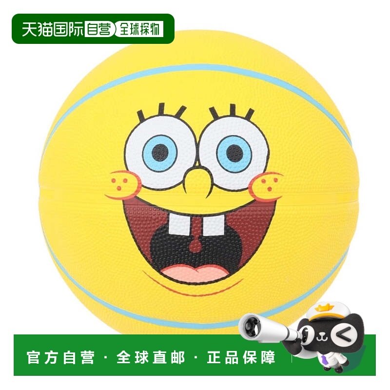 日本直邮SPALDING 海绵宝宝笑脸橡胶6号女子篮球 [85130J]