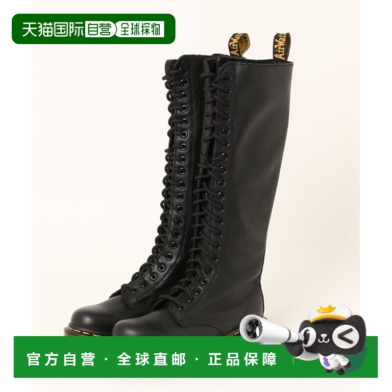 日本直邮Dr.Martens马丁 1B60 Virginia 皮革 简约纯色 高筒靴 女