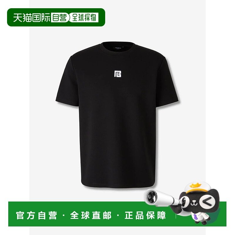 香港直邮BALMAIN 男士衬衫 GH1EG000BC87EABNOIRBLANC SS2026