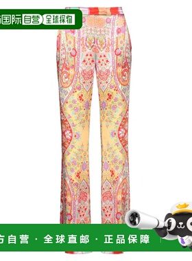 香港直邮Etro 艾特罗 女士 休闲长裤 red红色 舒适时尚