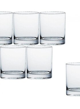 日本东洋佐佐木 冰镇饮料用玻璃杯275ml 6个装日本产07116HS