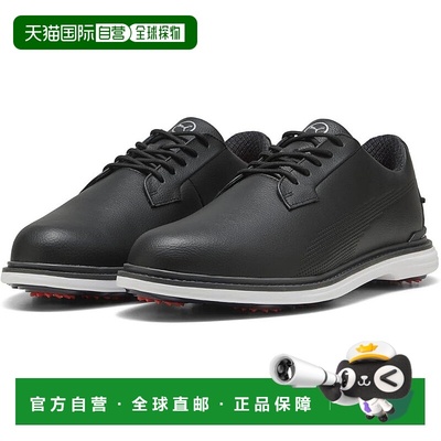 【日本直邮】彪马 Royal 男士高尔夫球鞋 Dark 黑色/灰色/红色