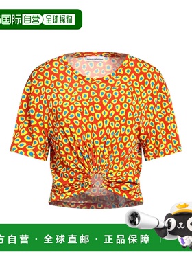 1h可退 香港直邮潮奢 Rabanne 女士 上衣 red红色 舒适时尚