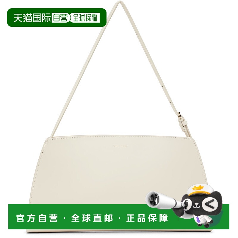 1h可退 香港直邮潮奢 The Row 女士 灰白色 Dalia Baguette 单肩