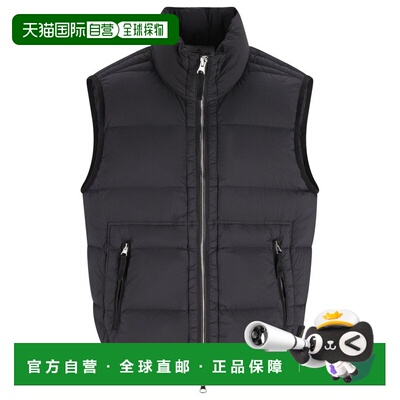 香港直邮Stone Island 石头岛 男士 標誌貼片拉鍊背心 S15G100007