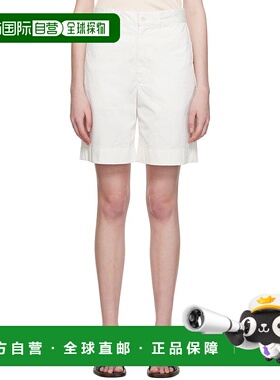 1h可退 香港直邮潮奢 Lemaire 女士 白色 Chino 短裤 PA1008LF100