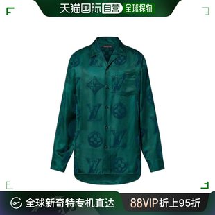 Louis Vuitton 路易斯威登 1AFA 香港直邮潮奢 男士 植绒徽标衬衫