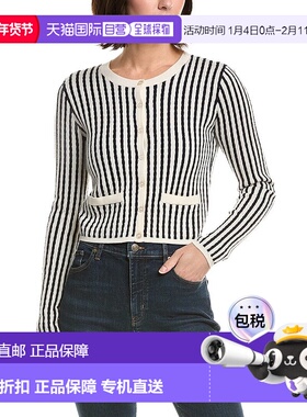 自营FRAME Denim The Cable Cashmere & Silk-Blend Cardigan - b