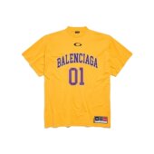 男士 T恤 850353TTVG27090 BALENCIAGA AW2025 黄色