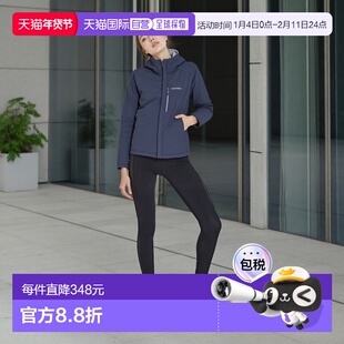 1h可退 日本直邮montbell 双面防风羽绒服女大衣连帽外套1101680