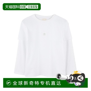 SS2025 1h可退 H30742K10P 香港直邮GIVENCHY 白色 男童针织毛衣