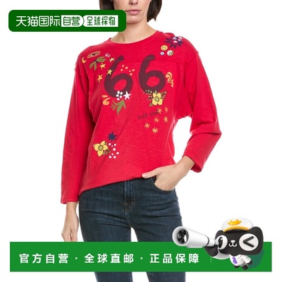 自营MOTHER The Footballer Sweatshirt - red 美国奥莱直发卫衣