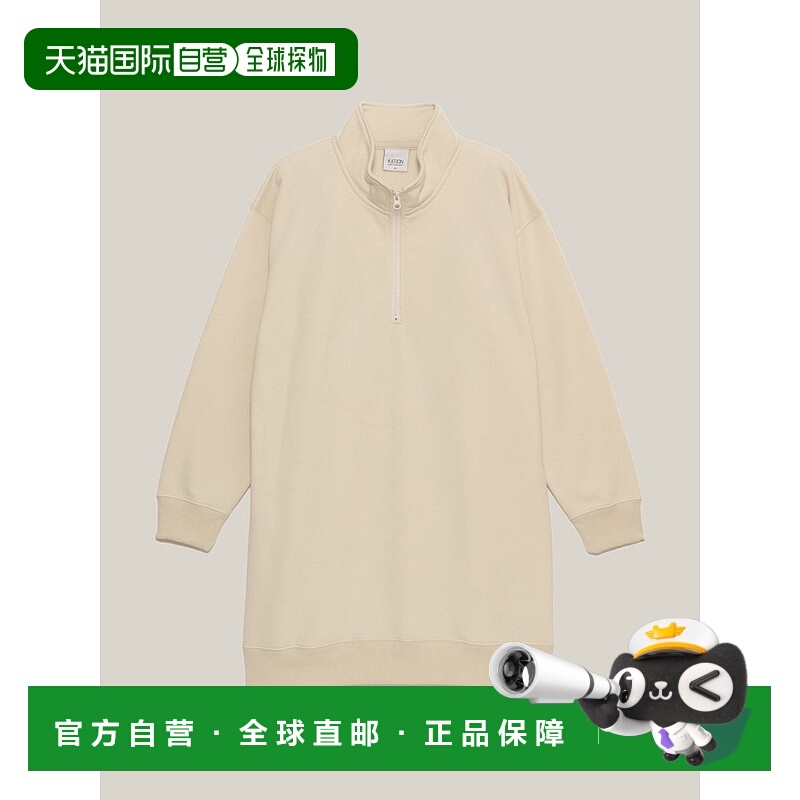 1h可退 日本直邮KATION SPORTS & WELLNESS 女士半拉链抓绒卫衣裙