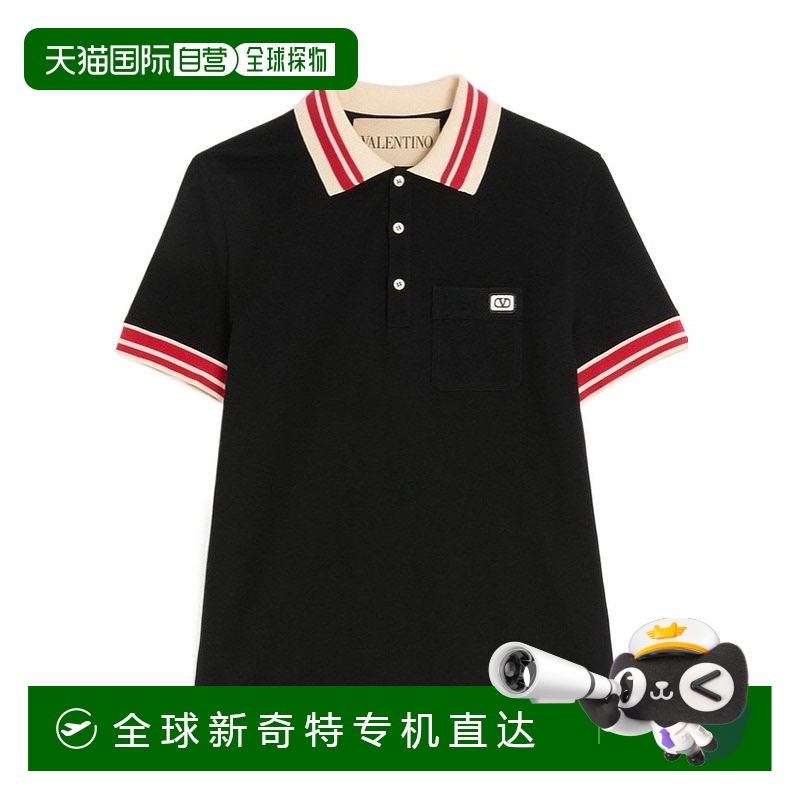 1h可退香港直邮VALENTINO男士POLO衫 VMH01KB190NO CO花色短P