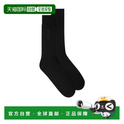 1h可退香港直邮VERSACE男士袜子 10088351A099521B000