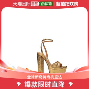 女士Aquazzura 金属色厚底凉鞋 AQUAZZURA 香港直邮潮奢