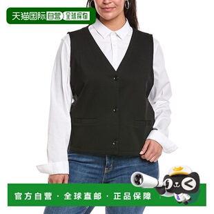 黑色 Plus纽扣背心 美国奥莱直发 Fisher 自营Eileen