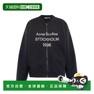 1h可退 香港直邮acne studios 女士 运动衫长袖拉链卫衣