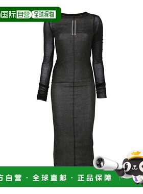 香港直邮Rick Owens 长袖连衣裙 RP02E4546RC包臀裙