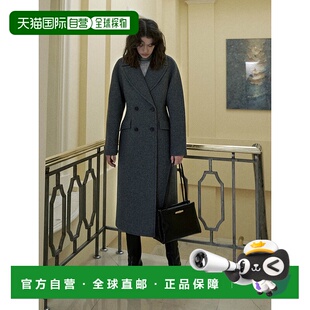 韩国直邮LOEUVRE正品 女士精品304129947Wool Blended Slim Doubl