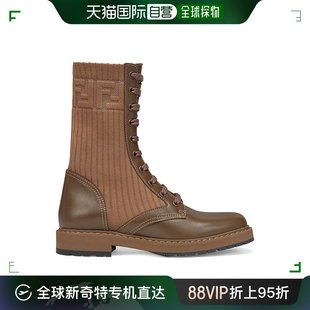 8T6780 F1EUW 香港直邮FENDI AGE5 棕色女士马丁靴