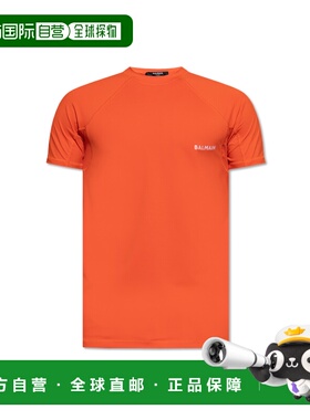 香港直邮BALMAIN 男士泳装 BWM3515700800 SS2025 橙色 Swim T-sh