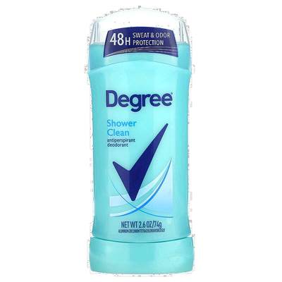 香港直邮Degree,止汗除臭剂，淋浴清洁，2.6 盎司（74 克）正品