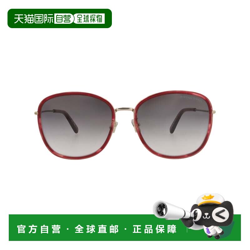 自营bottega veneta圆形镜框醋酸纤维太阳眼镜-粉色粉色灰色 美国