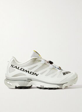 潮奢 salomon 萨洛蒙 男士 XT-4 橡胶边网纱运动鞋 L47133000