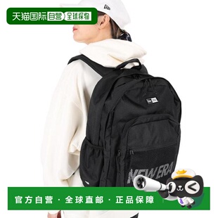 日本直邮New Era 校园背包35L 印花logo 黑色×白色 [NE13517772]