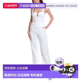 自营Black Halo Sorelle Jumpsuit - white 美国奥莱直发