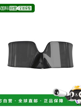 自营欧洲直邮Balenciaga巴黎世家 5G女士黑色聚酰胺面罩式太阳眼