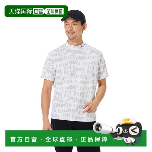 日本直邮TAYLORMADE 泰勒梅男士圆领高尔夫短袖单色图案半袖衬衫M