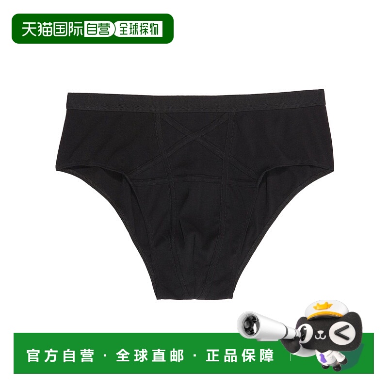 香港直邮Rick Owens 弹力罗纹针织三角裤 RU02E1011RJSC