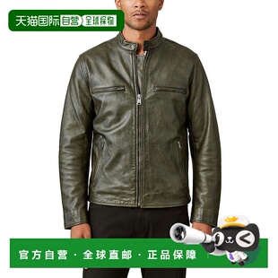 1h可退 【美国直邮】Lucky Brand|男士水洗皮革前拉链 Bonneville