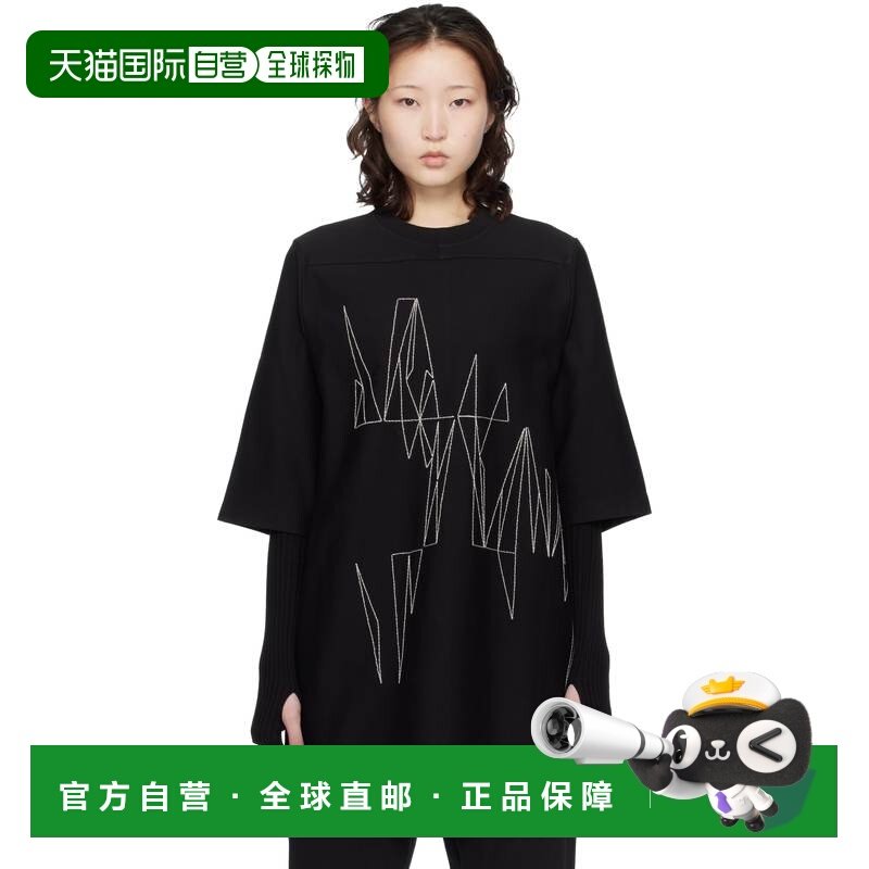 1h可退 香港直邮rick owens 瑞克 欧文斯 女士 Moncler + 黑色 Ju,女装/女士精品,T恤,淘宝优惠券,粉丝福利购,淘宝优惠卷