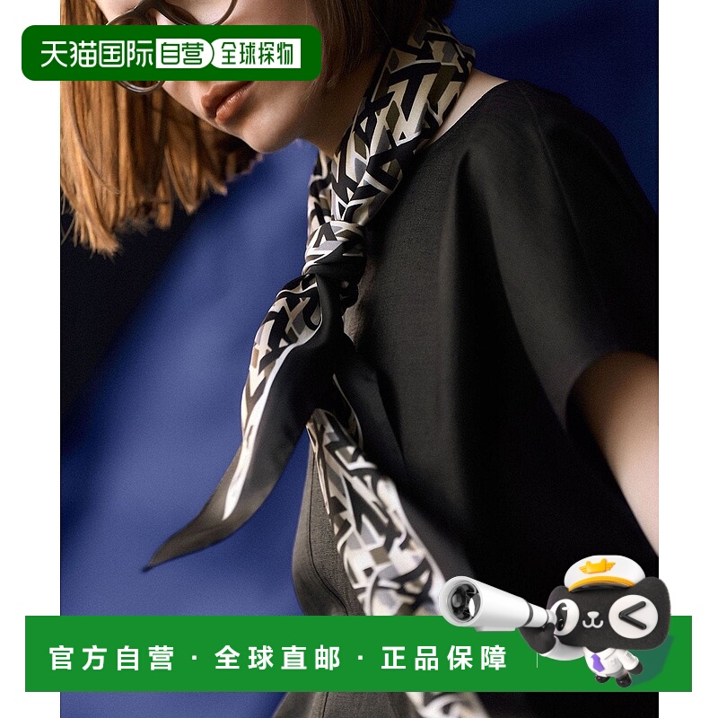 日本直邮23区 Ratti 抽象印花围巾